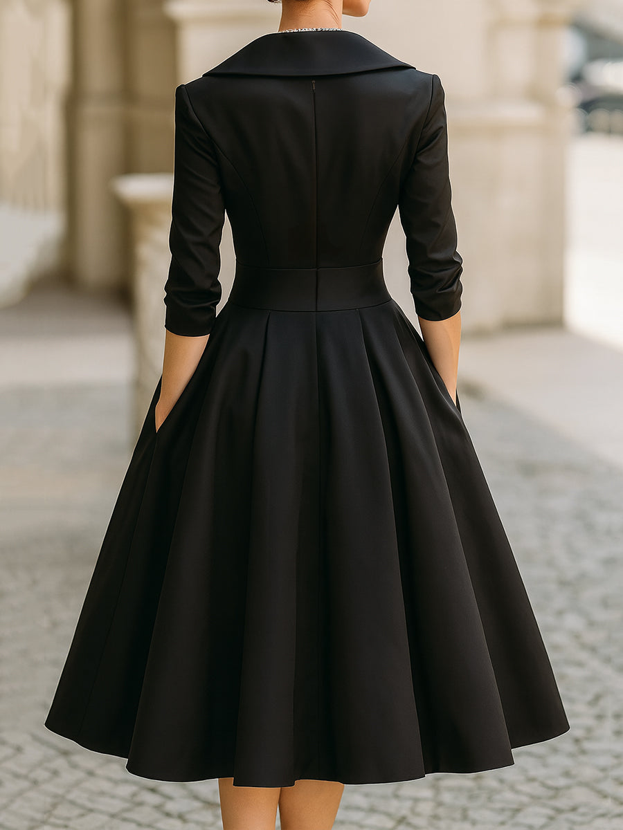 Messina – Elegante Midi Jurk