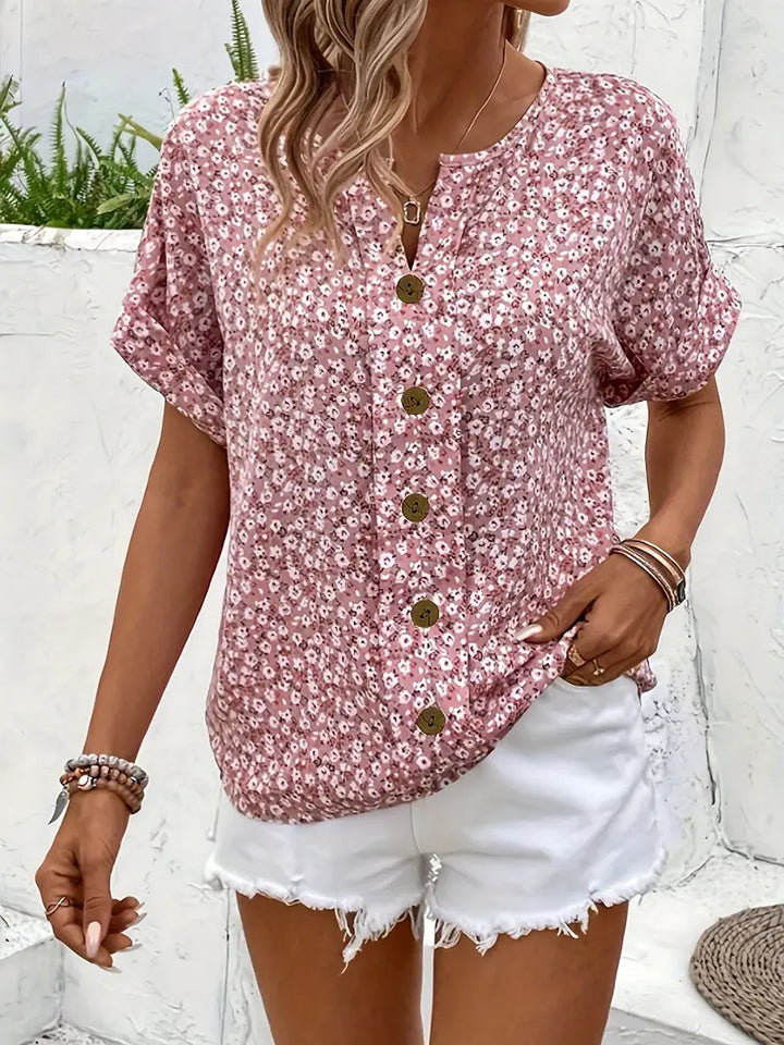 Sofia – Dames Blouse met Bloemenprint