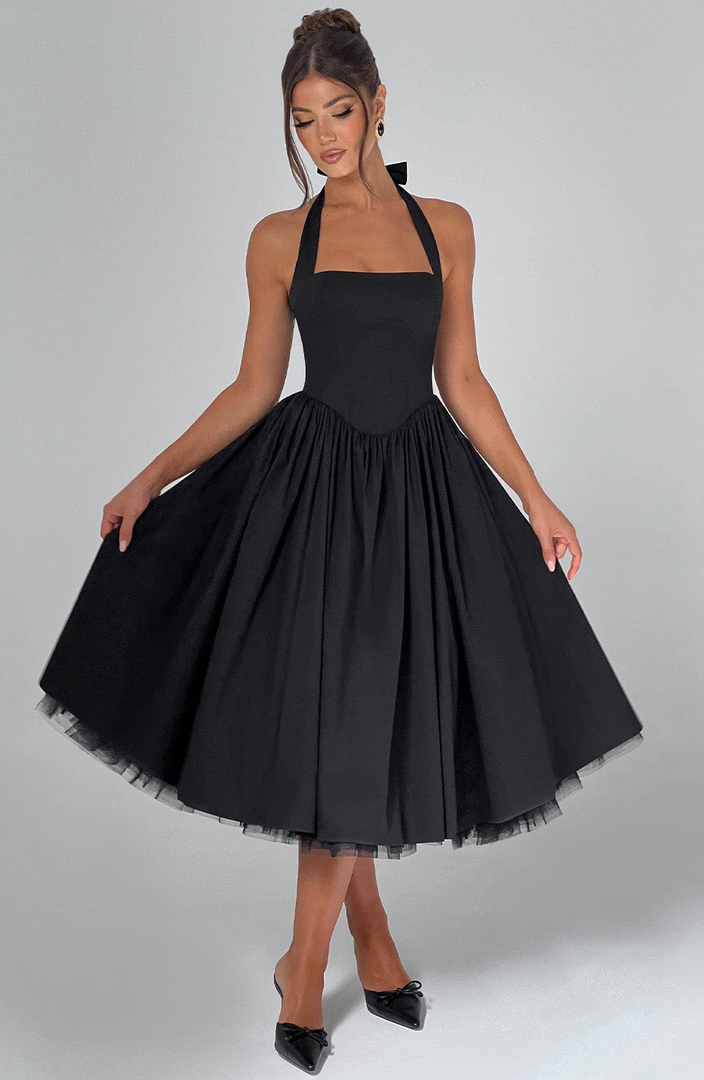 Ismeralda - Halter Midi Bruidsgast Jurk