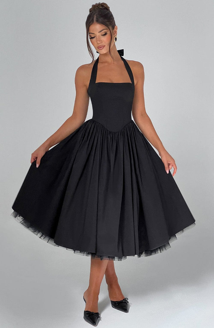 Ismeralda - Halter Midi Bruidsgast Jurk