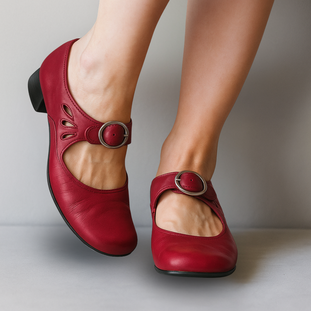 Pelagia – Orthopedische Vegan Leren Sandalen