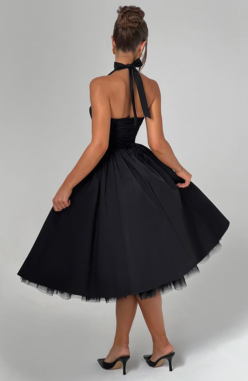 Ismeralda - Halter Midi Bruidsgast Jurk