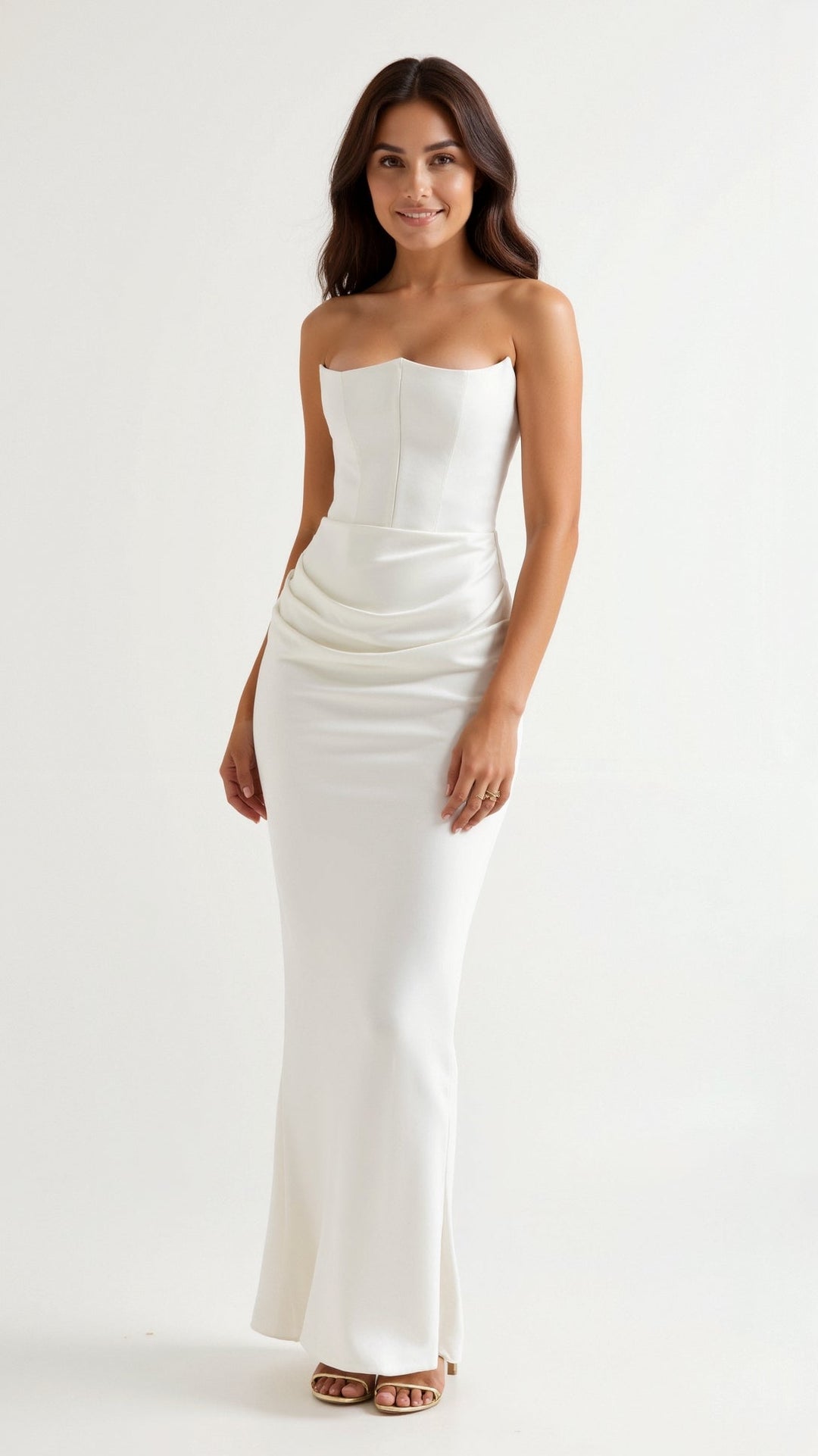 Marit - Elegante Column Maxi Jurk