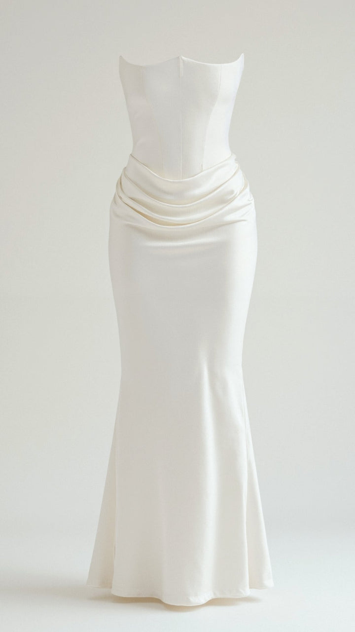 Marit - Elegante Column Maxi Jurk
