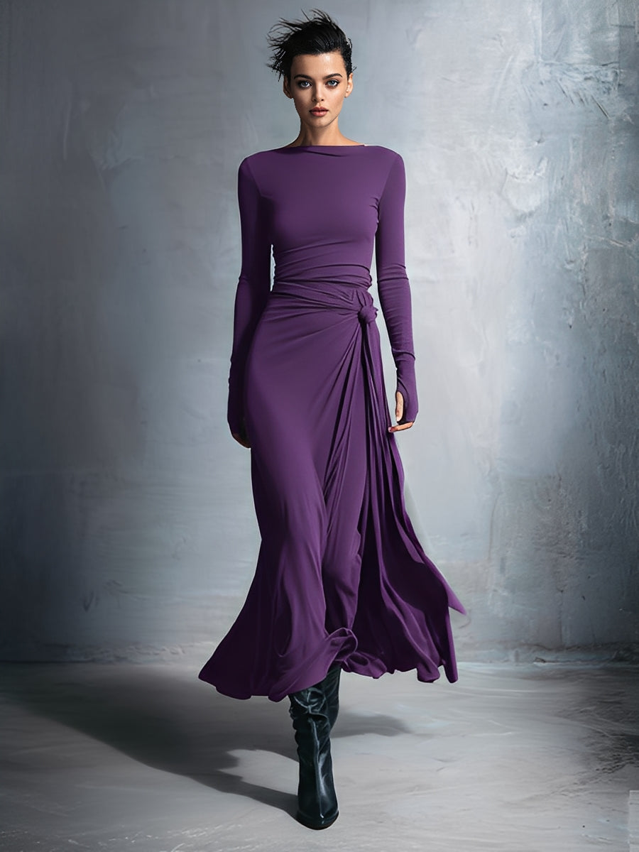 Eunice - Wikkel Maxi Jurk