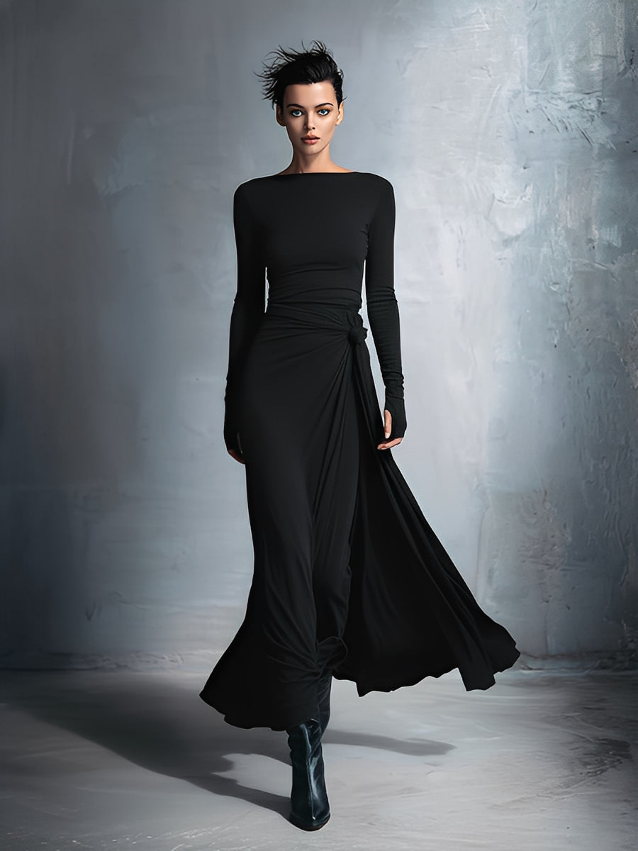 Eunice - Wikkel Maxi Jurk