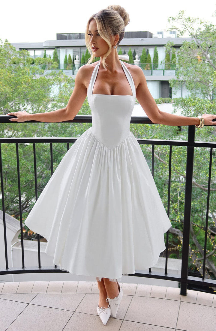 Ismeralda - Halter Midi Bruidsgast Jurk