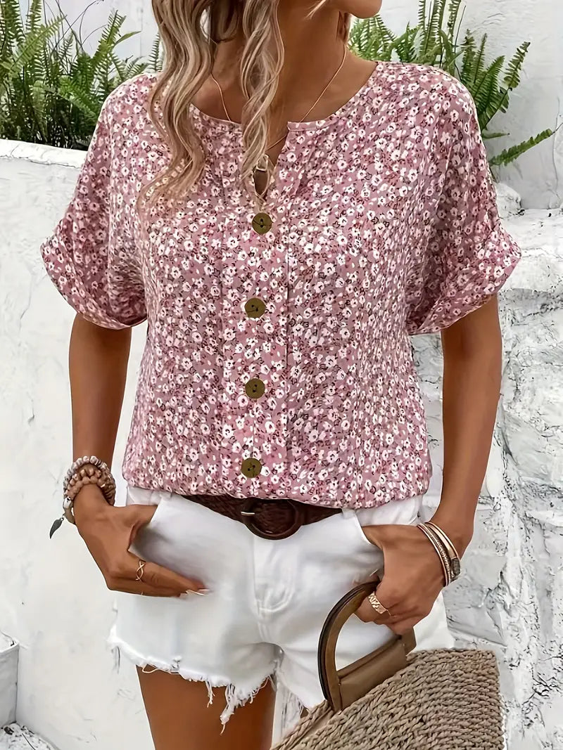 Sofia – Dames Blouse met Bloemenprint