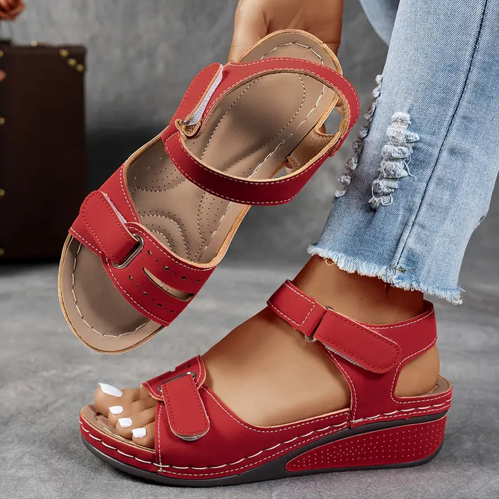 Zinovia – Orthopedische Sandalen met Wedge Hak