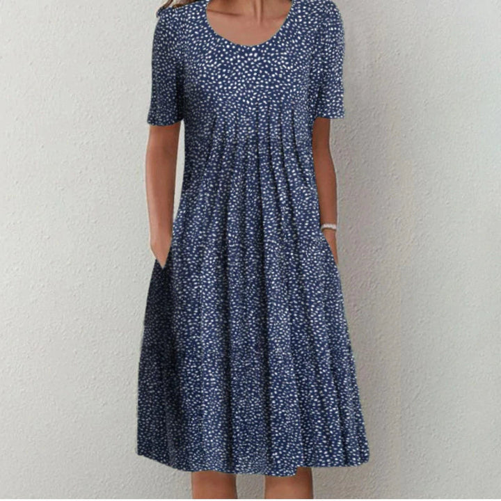 Elisa - Praktische elegantie bloemen jurk
