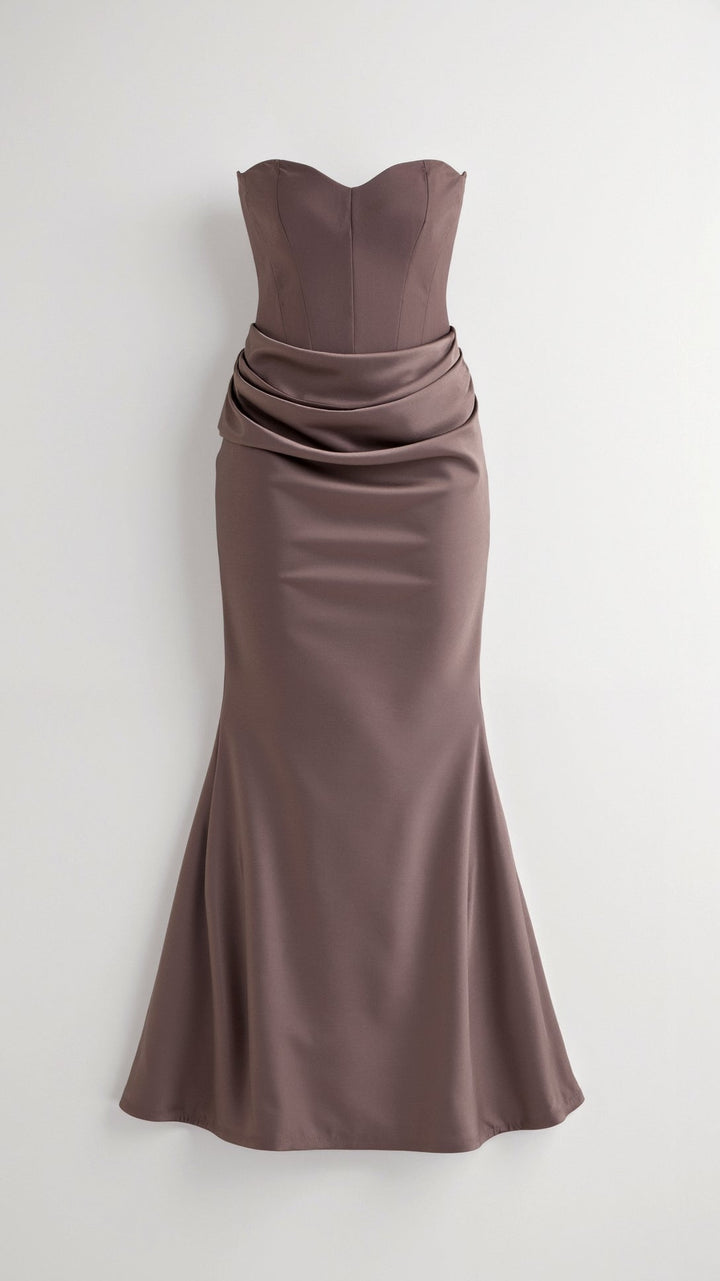Marit - Elegante Column Maxi Jurk