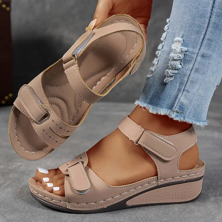Zinovia – Orthopedische Sandalen met Wedge Hak