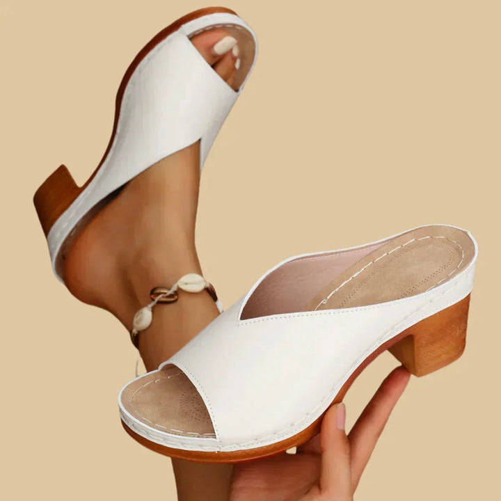 Hermia – Orthopedische Sandalen met Dikke Hak