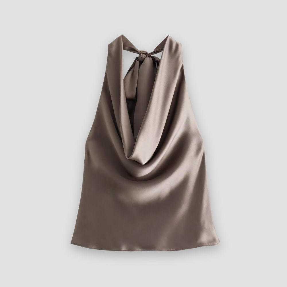 Arianna – Satijnen charme blouse