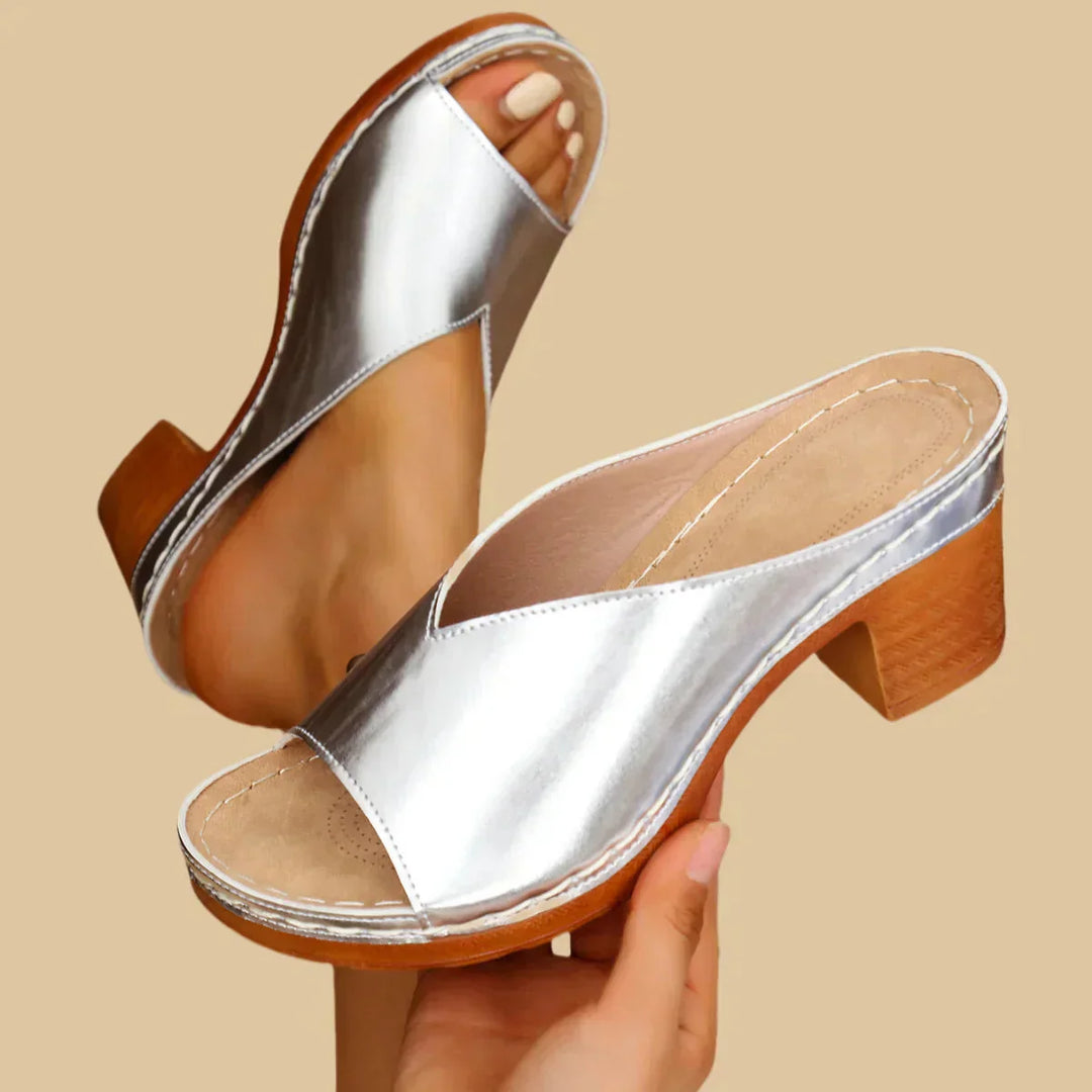 Hermia – Orthopedische Sandalen met Dikke Hak