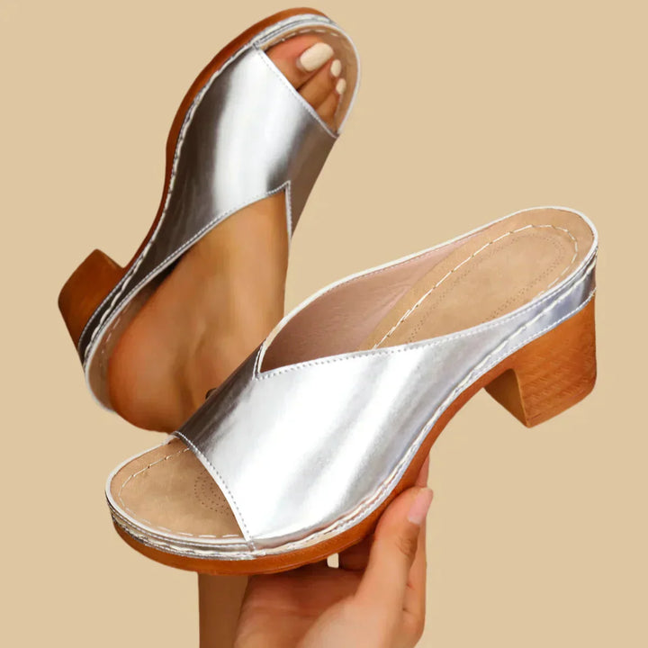 Hermia – Orthopedische Sandalen met Dikke Hak