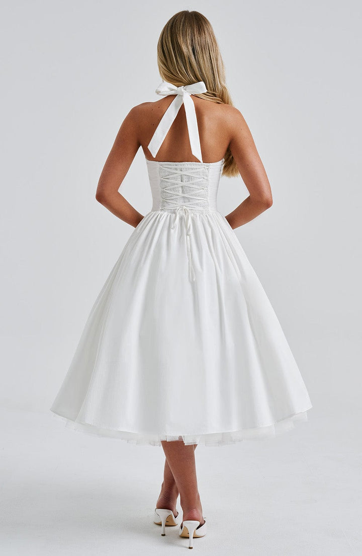 Ismeralda - Halter Midi Bruidsgast Jurk