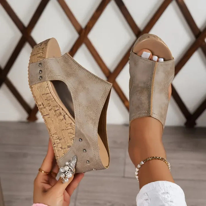 Liana – Dames Orthopedische Gewatteerde Sandalen