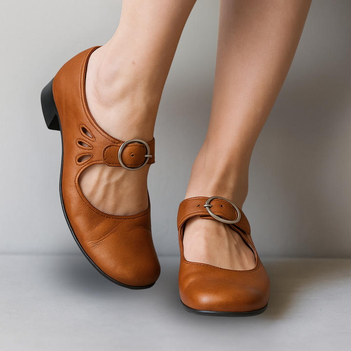 Pelagia – Orthopedische Vegan Leren Sandalen