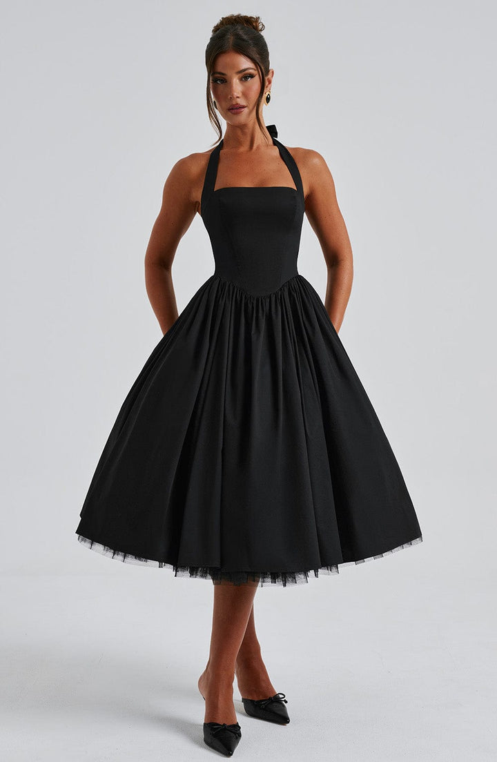 Ismeralda - Halter Midi Bruidsgast Jurk