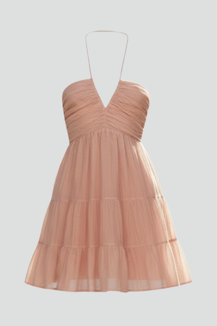 Alessandra - Luchtige charme mini jurk