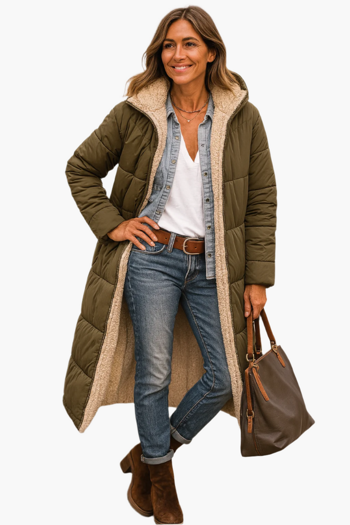 Valentina - Cozy Elegantie Winterjas