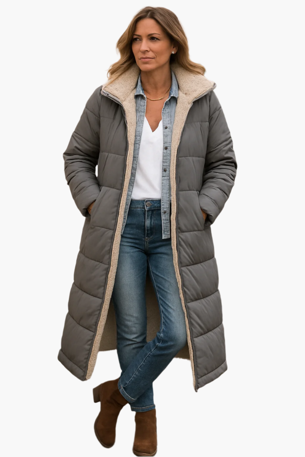 Valentina - Cozy Elegantie Winterjas