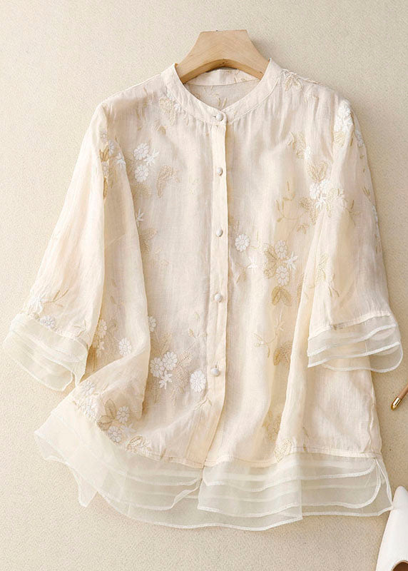 Rosanna – Dames Blouse met Geborduurde Details