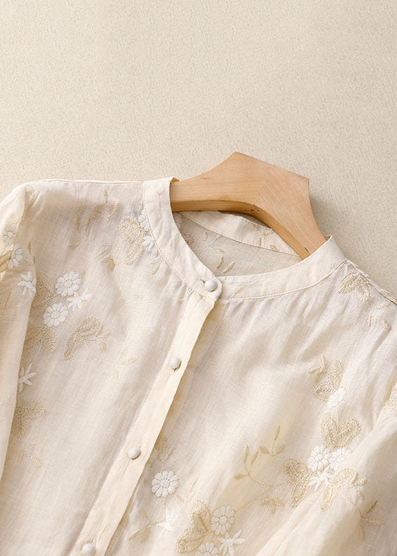 Rosanna – Dames Blouse met Geborduurde Details