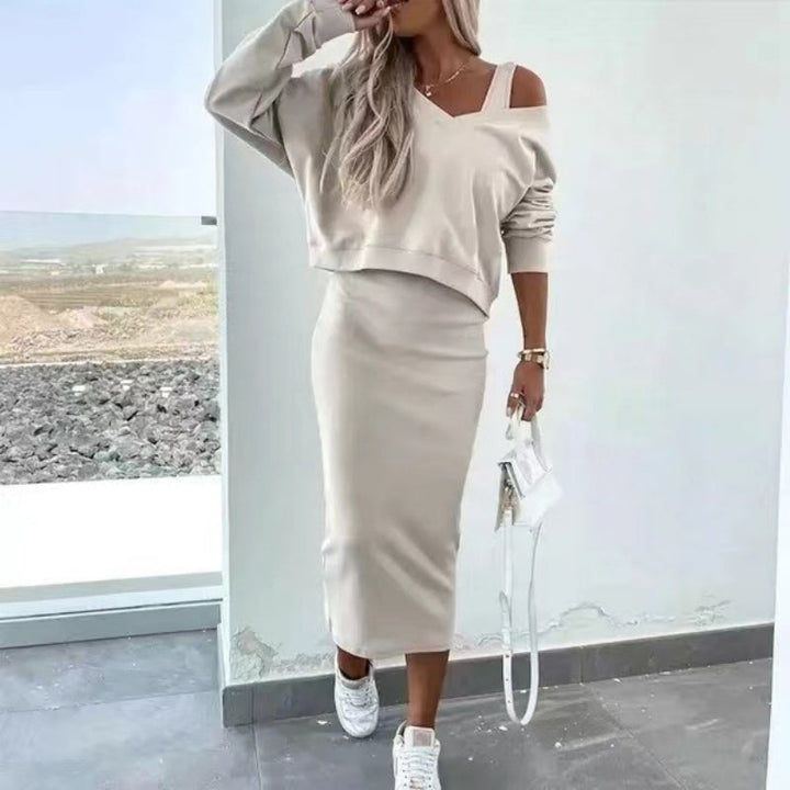 Ravelle - Midi Jurk En Sweater