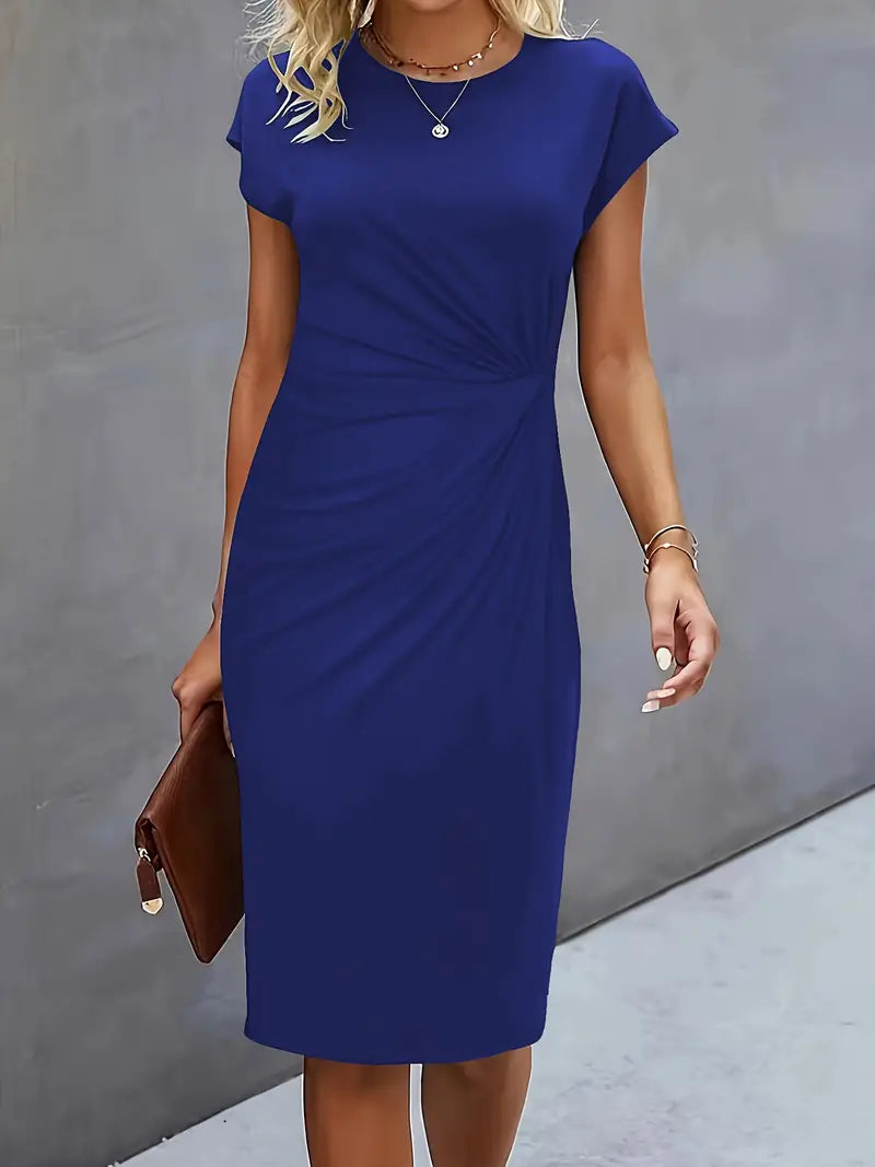 Aretha – Dames Katrien Midi Jurk Tijdloze Snit