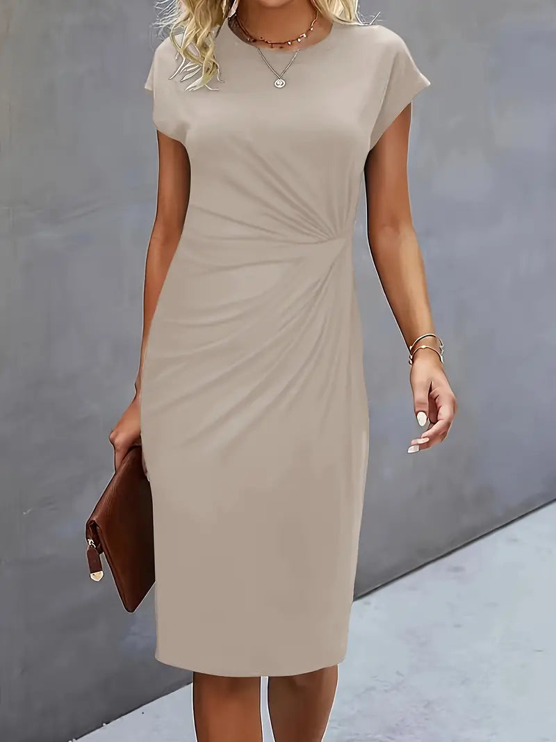 Aretha – Dames Katrien Midi Jurk Tijdloze Snit