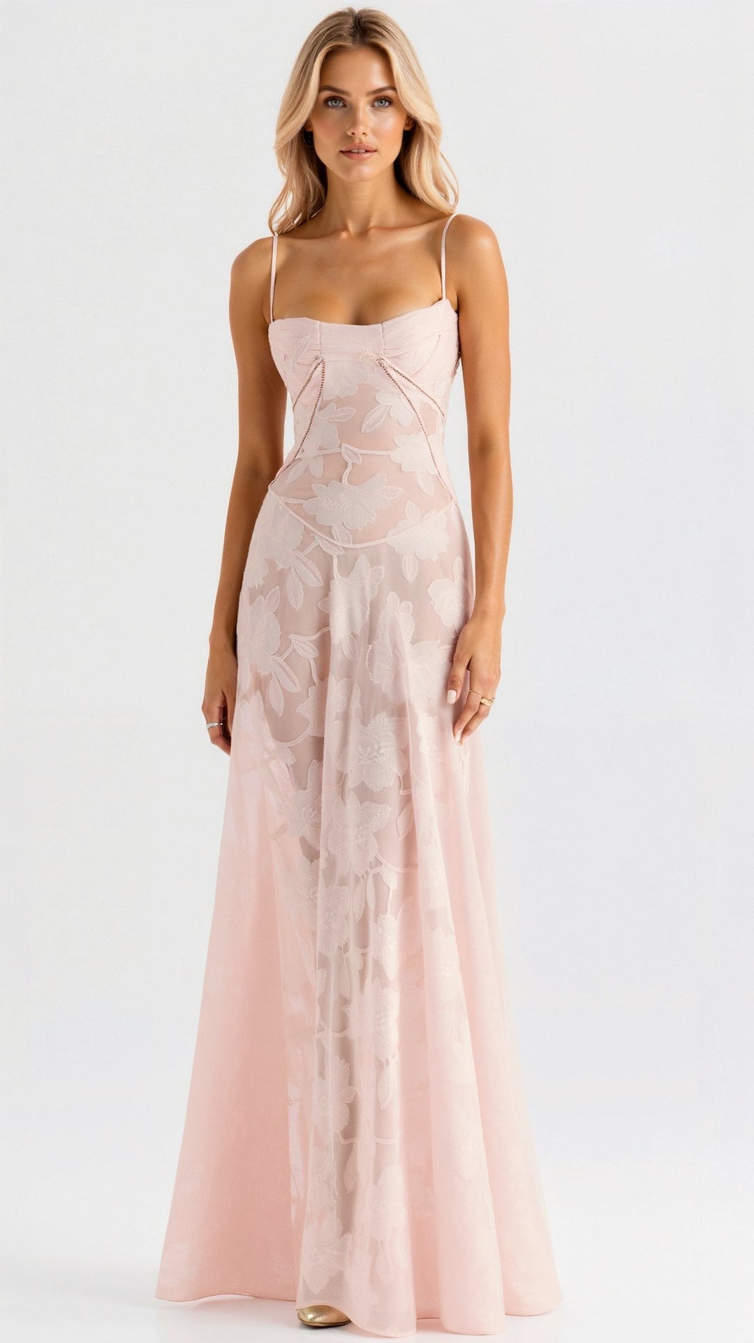 Linde - Verfijnde Bustier Maxi Jurk