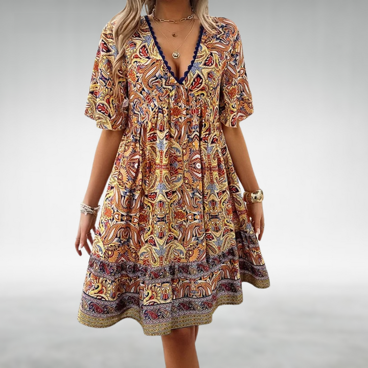 Chiara - Vrije zomervibe mini jurk