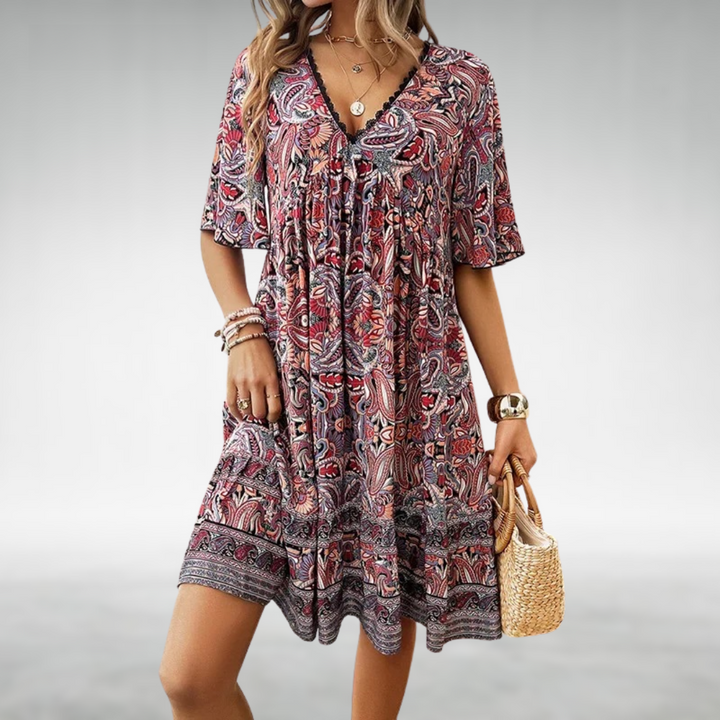 Chiara - Vrije zomervibe mini jurk