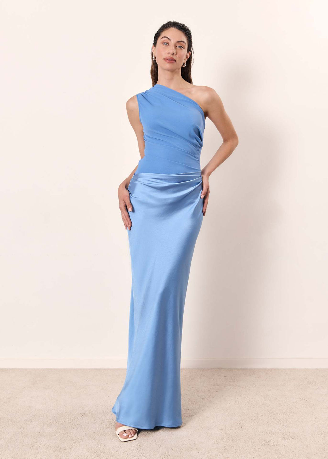 Sorella - Dames One-Shoulder Bruidsgast Avondjurk