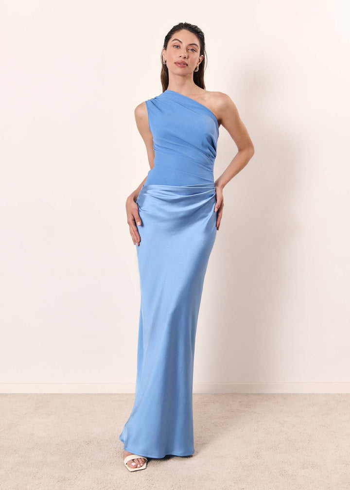 Sorella - Dames One-Shoulder Bruidsgast Avondjurk