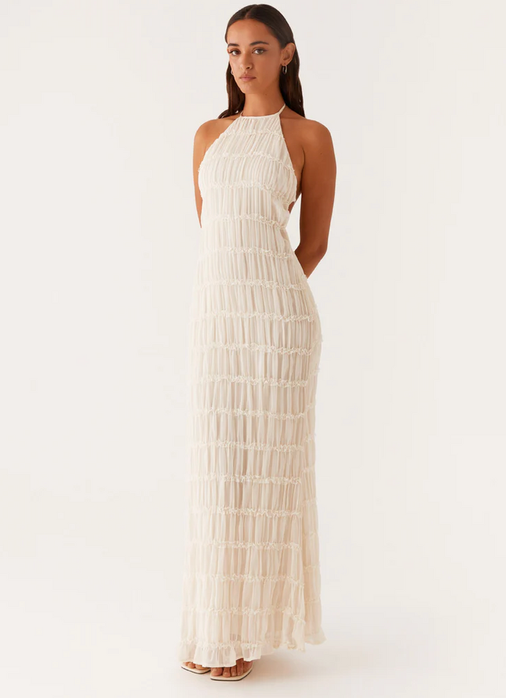 Noemi - Dames Jurk Halter Maxi