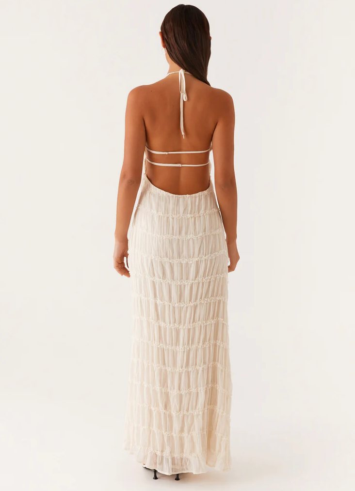 Noemi - Dames Jurk Halter Maxi