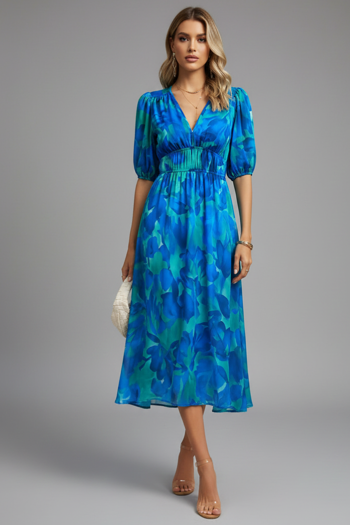 Rosalia - Zomerse charme bloemen jurk