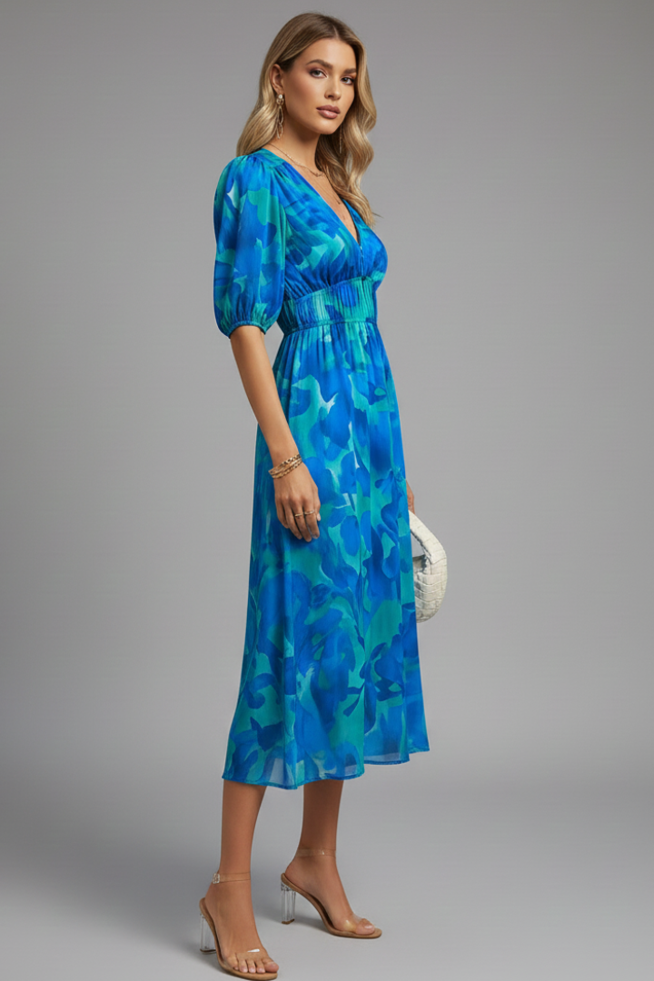 Rosalia - Zomerse charme bloemen jurk