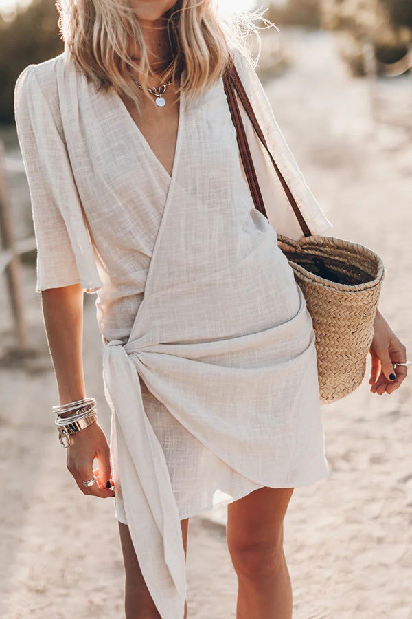 Sienna - Speelse flow mini jurk