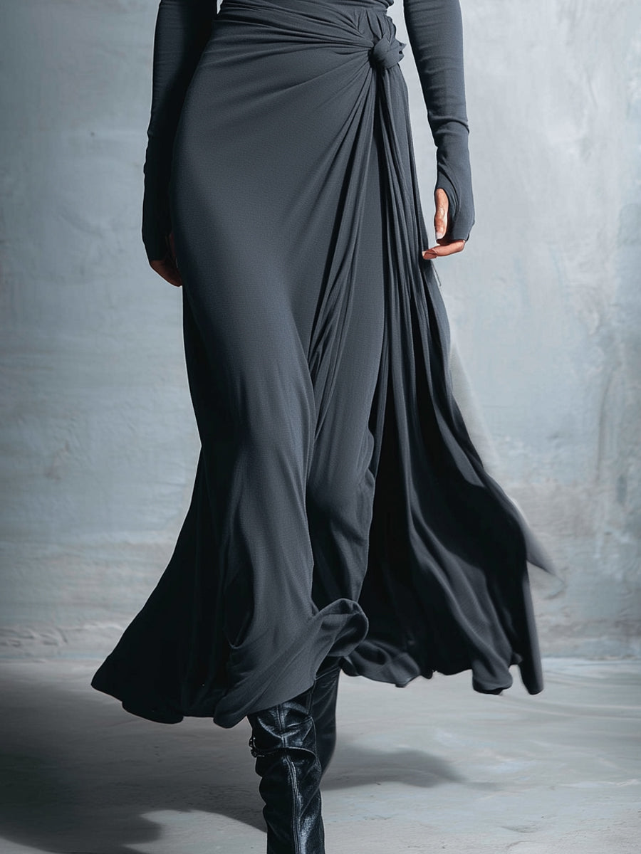 Eunice - Wikkel Maxi Jurk