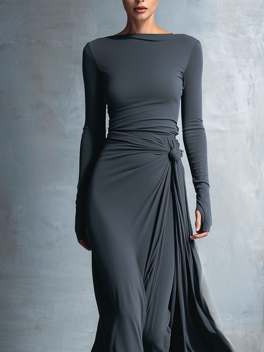 Eunice - Wikkel Maxi Jurk
