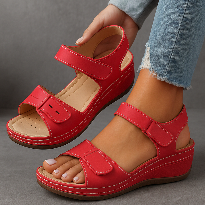 Zinovia – Orthopedische Sandalen met Wedge Hak