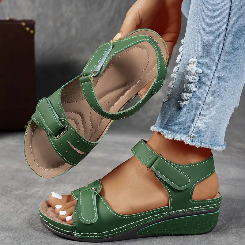 Zinovia – Orthopedische Sandalen met Wedge Hak