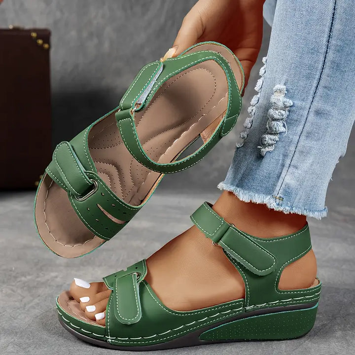 Zinovia – Orthopedische Sandalen met Wedge Hak