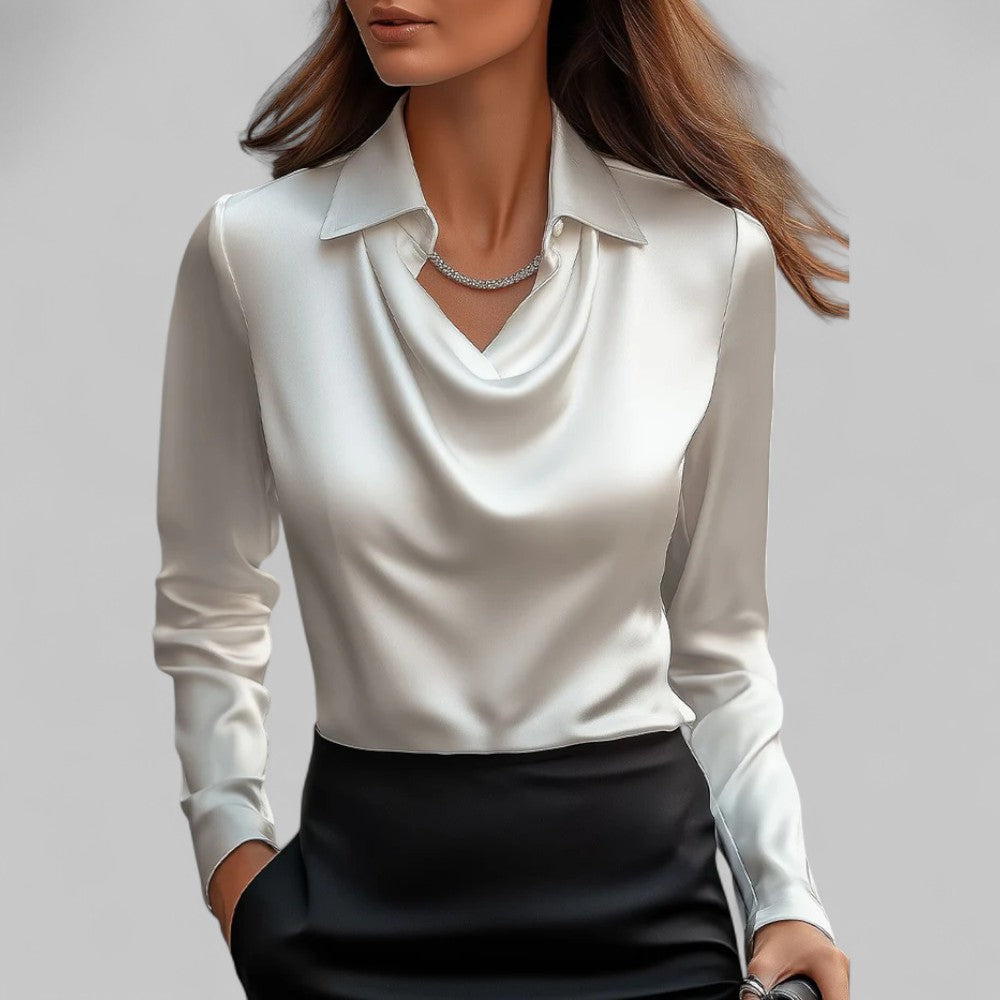 Elvira - Vloeiende elegantie blouse