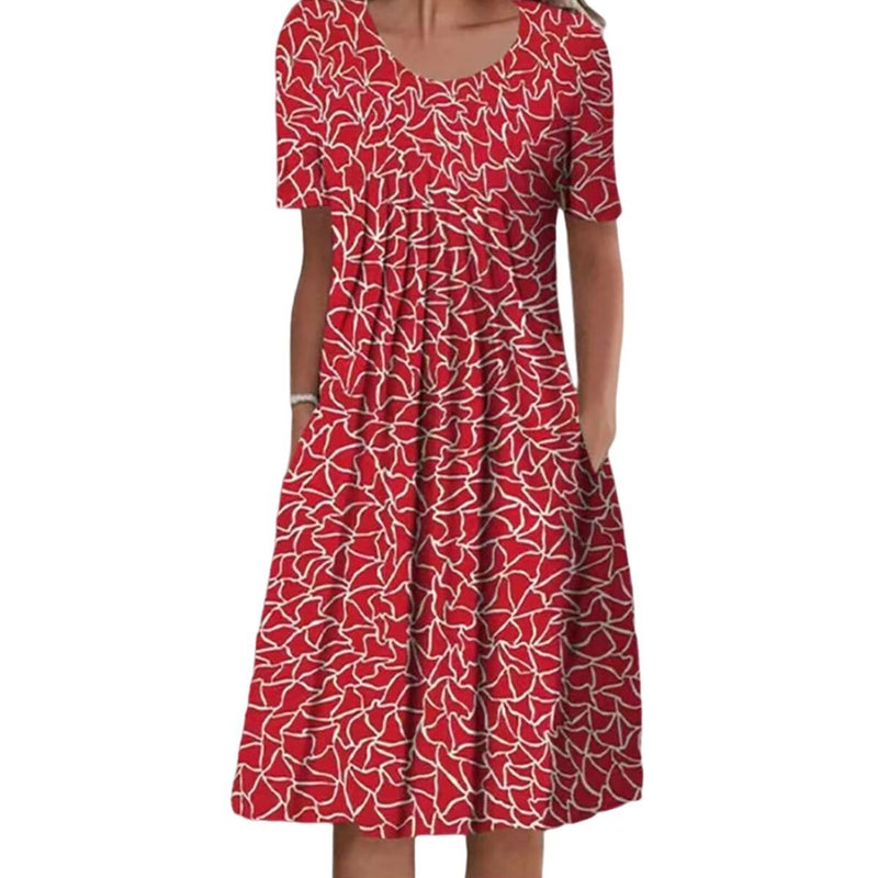 Elisa - Praktische elegantie bloemen jurk