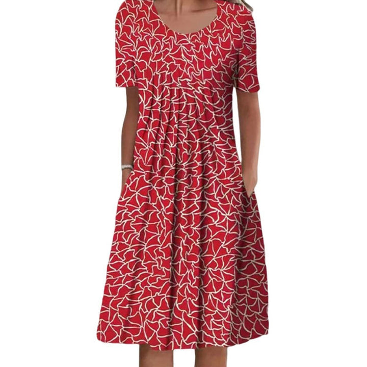 Elisa - Praktische elegantie bloemen jurk